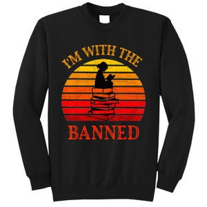 I'm With The Banned Books I Read Banned Books Lovers Sweatshirt