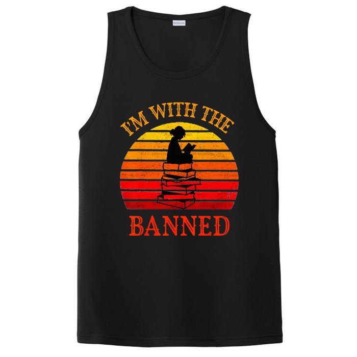 I'm With The Banned Books I Read Banned Books Lovers PosiCharge Competitor Tank