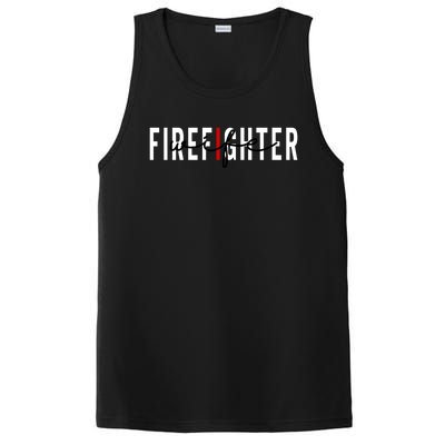 Ire Wife Thin Red Line Firefighter Wife Gift Mothers Day Gift PosiCharge Competitor Tank