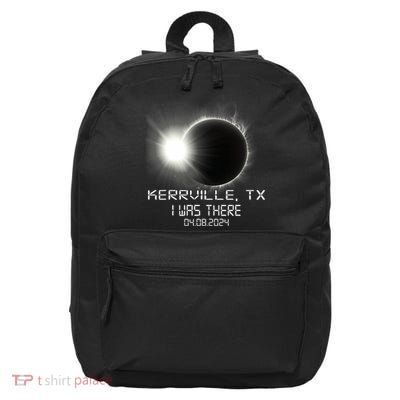 I Was There Total Solar Eclipse Kerrville Texas 16 in Basic Backpack