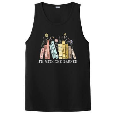 IM With The Banned Books I Read Banned Books Lovers PosiCharge Competitor Tank