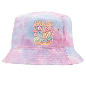 I Want To Be A Schwa It’S Never Stressed Reading Teacher Tie-Dyed Bucket Hat