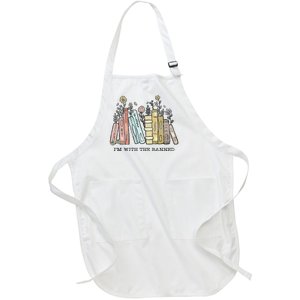 I'm with The Banned Funny Book Readers I Read Banned Books Full-Length Apron With Pockets