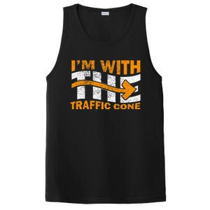 IM With The Traffic Cone Costume PosiCharge Competitor Tank