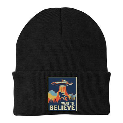 I Want To Believe Bigfoot Area 51 Alien UFO Beanie
