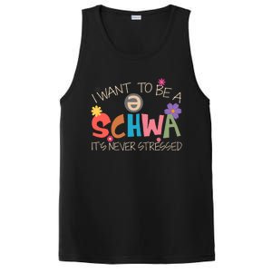 I Want To Be A Schwa ItS Never Stressed Science Of Reading PosiCharge Competitor Tank