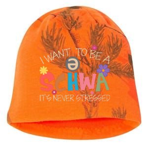 I Want To Be A Schwa ItS Never Stressed Science Of Reading Kati - Camo Knit Beanie