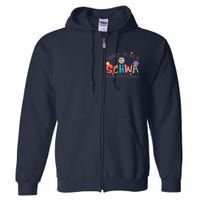 I Want To Be A Schwa ItS Never Stressed Science Of Reading Full Zip Hoodie