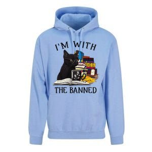 I'm with The Banned Read Banned Books Lover BookWorm Unisex Surf Hoodie