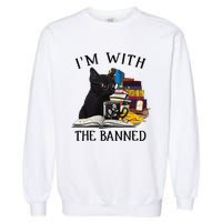 I'm with The Banned Read Banned Books Lover BookWorm Garment-Dyed Sweatshirt