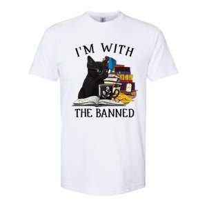 I'm with The Banned Read Banned Books Lover BookWorm Softstyle CVC T-Shirt