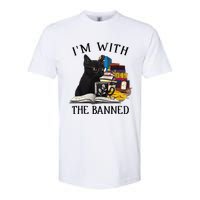 I'm with The Banned Read Banned Books Lover BookWorm Softstyle CVC T-Shirt