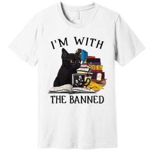 I'm with The Banned Read Banned Books Lover BookWorm Premium T-Shirt