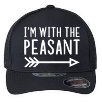 IM With The Peasant Funny Matching Halloween Couple Costume Flexfit Unipanel Trucker Cap