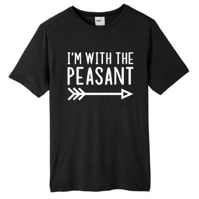 IM With The Peasant Funny Matching Halloween Couple Costume Tall Fusion ChromaSoft Performance T-Shirt