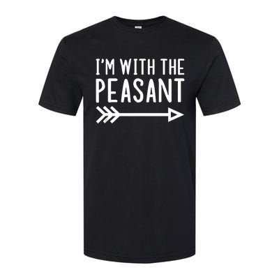 IM With The Peasant Funny Matching Halloween Couple Costume Softstyle CVC T-Shirt