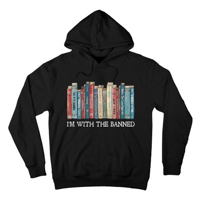 Im With The Banned Books Reading Librarian Hoodie