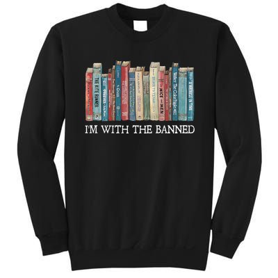 Im With The Banned Books Reading Librarian Sweatshirt