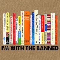 Im With The Banned Banned Books Reading Librarian Bookish Cotton Canvas Backpack