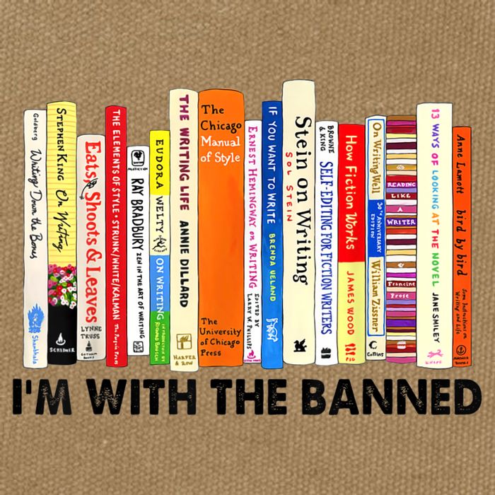 Im With The Banned Banned Books Reading Librarian Bookish Cotton Canvas Backpack