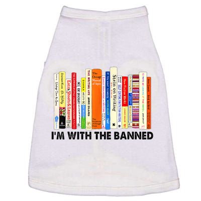 Im With The Banned Banned Books Reading Librarian Bookish Doggie Tank