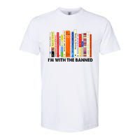 Im With The Banned Banned Books Reading Librarian Bookish Softstyle® CVC T-Shirt