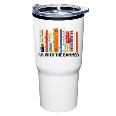 Im With The Banned Banned Books Reading Librarian Bookish Tumbler