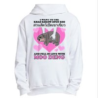 I Went To The Khao Kheow Zoo And Fell In Love With Moo Deng Urban Pullover Hoodie