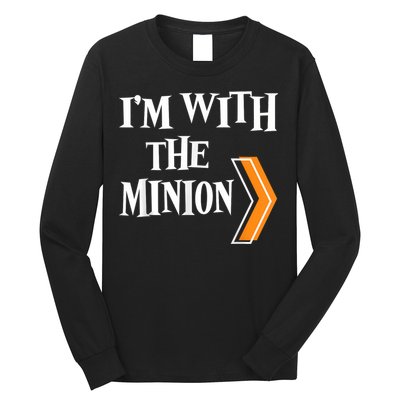 IM With The Minion Funny Couples Halloween Long Sleeve Shirt