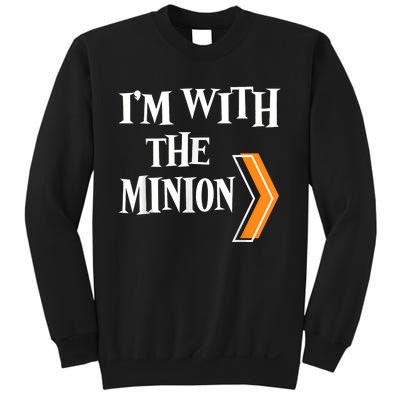 IM With The Minion Funny Couples Halloween Sweatshirt