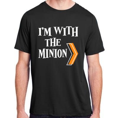 IM With The Minion Funny Couples Halloween Adult ChromaSoft Performance T-Shirt