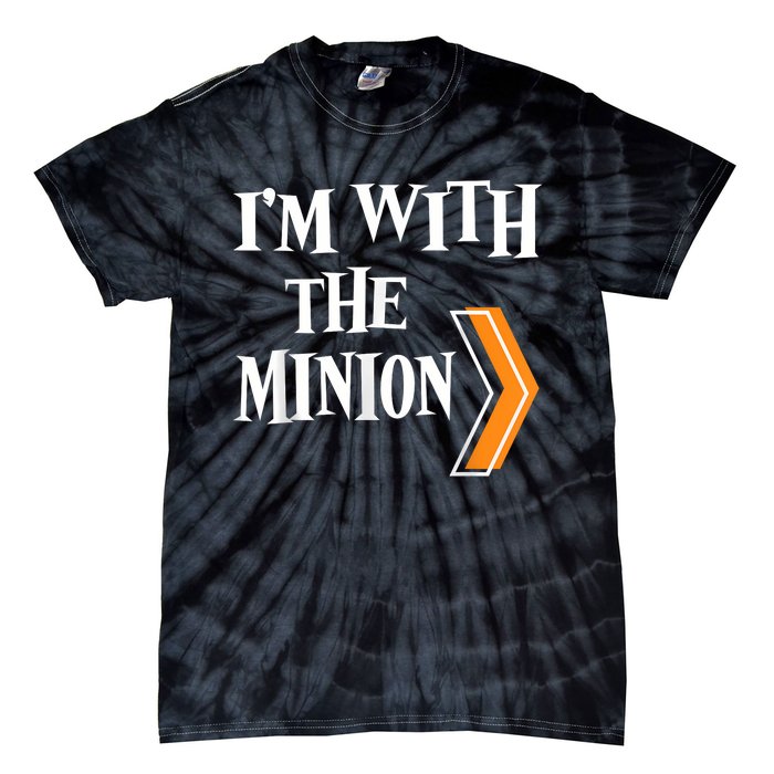 IM With The Minion Funny Couples Halloween Tie-Dye T-Shirt