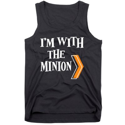 IM With The Minion Funny Couples Halloween Tank Top