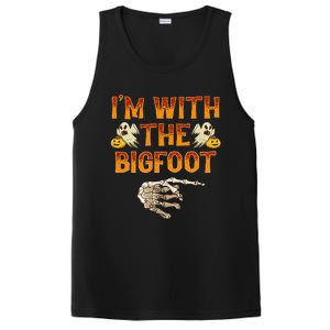 Im With The Bigfoot Costume Funny Halloween Couple PosiCharge Competitor Tank