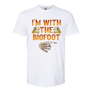 Im With The Bigfoot Costume Funny Halloween Couple Softstyle CVC T-Shirt