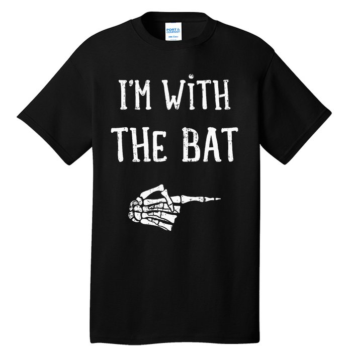 IM With The Bat Funny Matching Couple Costume Halloween Tall T-Shirt