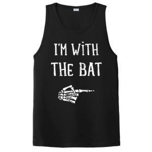 IM With The Bat Funny Matching Couple Costume Halloween PosiCharge Competitor Tank