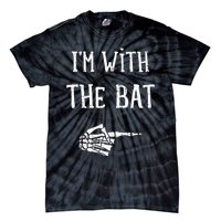 IM With The Bat Funny Matching Couple Costume Halloween Tie-Dye T-Shirt