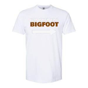 Im With The Bigfoot Fun Matching Halloween Couple Costume Softstyle CVC T-Shirt