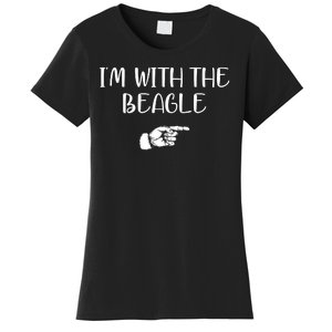 I'm With The BEAGLE Women's T-Shirt