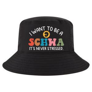 I Want To Be A Schwa ItS Never Stressed Science Of Reading Cool Comfort Performance Bucket Hat