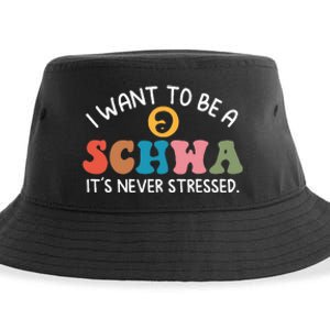 I Want To Be A Schwa ItS Never Stressed Science Of Reading Sustainable Bucket Hat