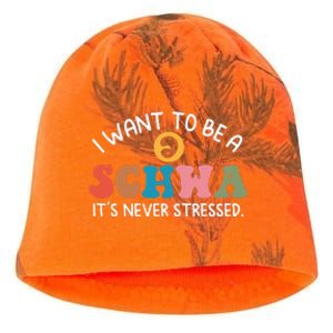 I Want To Be A Schwa ItS Never Stressed Science Of Reading Kati - Camo Knit Beanie