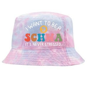 I Want To Be A Schwa ItS Never Stressed Science Of Reading Tie-Dyed Bucket Hat