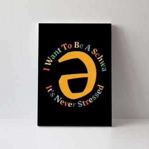 I Want To Be A Schwa Its Never Stressed Speech Therapy Canvas