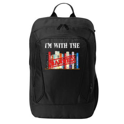 Im With The Banned Funny Book Readers I Read Banned Books City Backpack