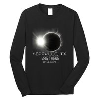 I Was There Total Solar Eclipse Kerrville Texas Long Sleeve Shirt