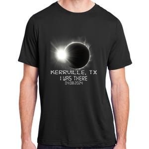 I Was There Total Solar Eclipse Kerrville Texas Adult ChromaSoft Performance T-Shirt