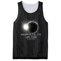 I Was There Total Solar Eclipse Kerrville Texas Mesh Reversible Basketball Jersey Tank