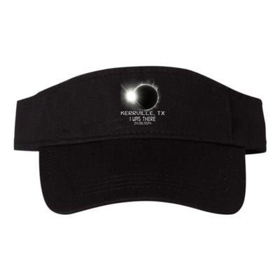 I Was There Total Solar Eclipse Kerrville Texas Valucap Bio-Washed Visor